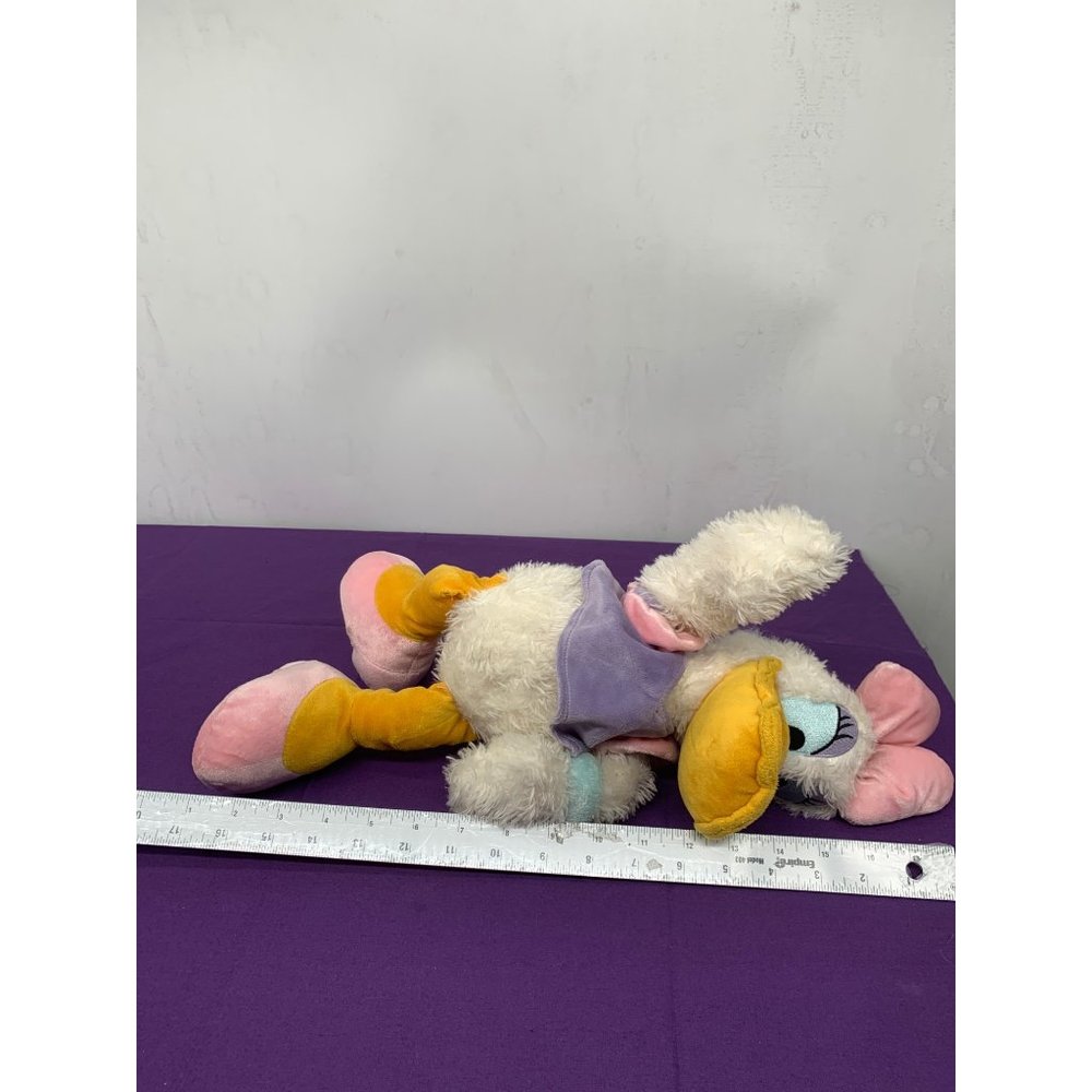 Walt Disney Disneyland Resort Daisy Duck Purple Shirt Pink Shoes Bow 16 Inch Plu - Picture 8 of 10